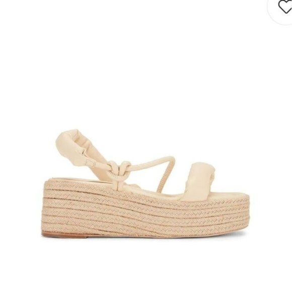 Equitare Kinga Espadrille Sandal in Cream - Picture 5 of 12